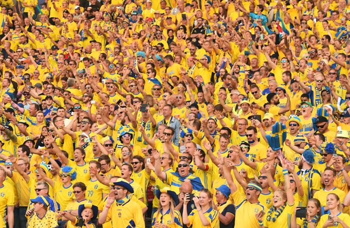 Fotbollsfans Fotbollsfans